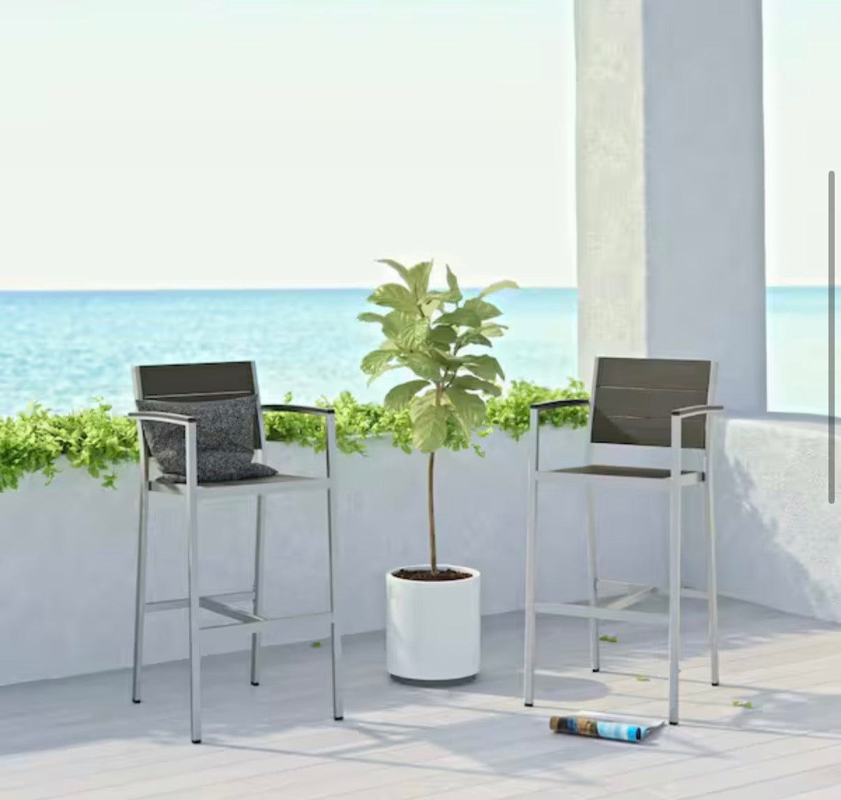 Modern outdoor bar stool