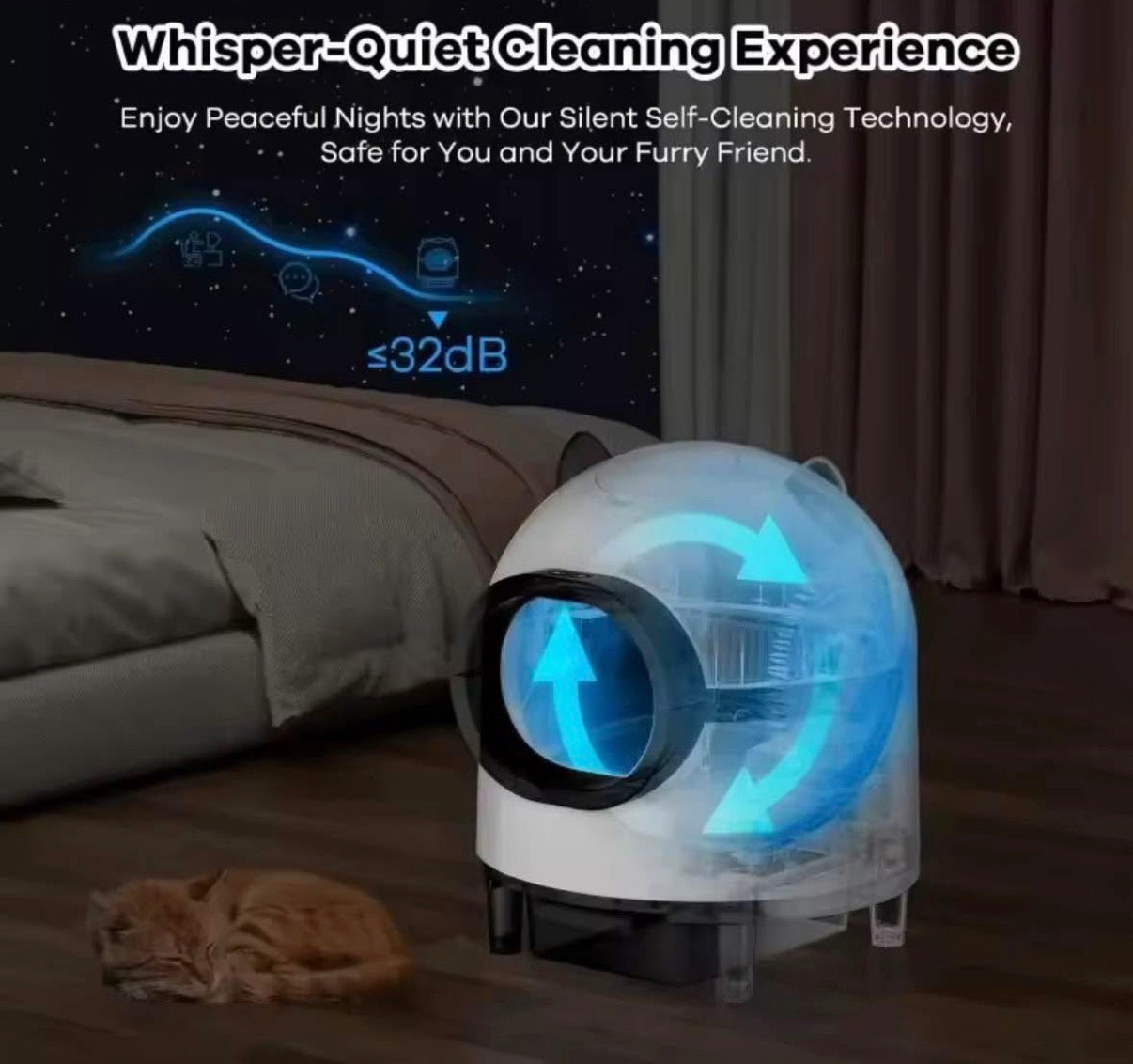 Self Cleaning Cat Litter Box