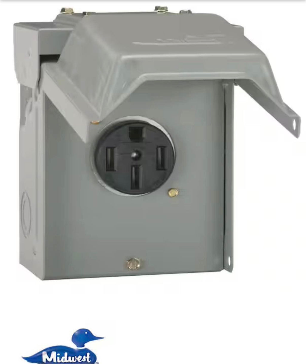 50 Amp Temporary RV Power Outlet