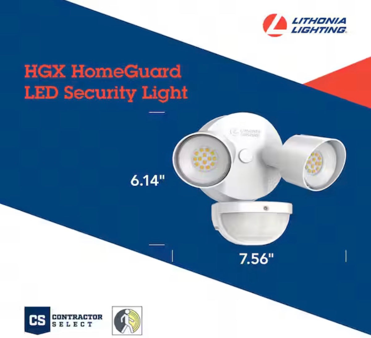 2750 Lumens Motion Activated Outdoor LED Flood Light
