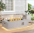 42 in. Fire Pit Table with RGB LED Lighting