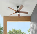 Stahlmark 56 in. Indoor/Outdoor Coal Integrated LED Ceiling Fan ( used like new )