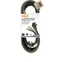 6 ft. 6/3 50 Amp 3-Prong Range Power Cord, Grey