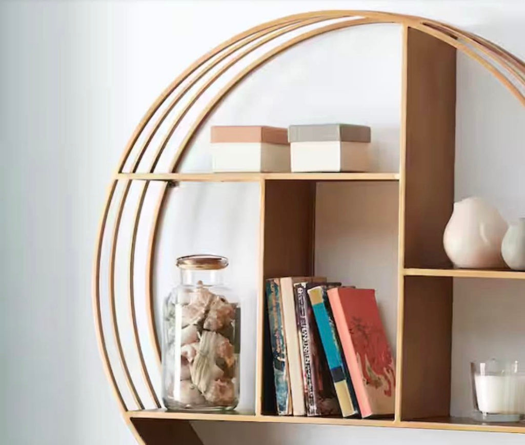 Brooklyn Gold Circular Shelf