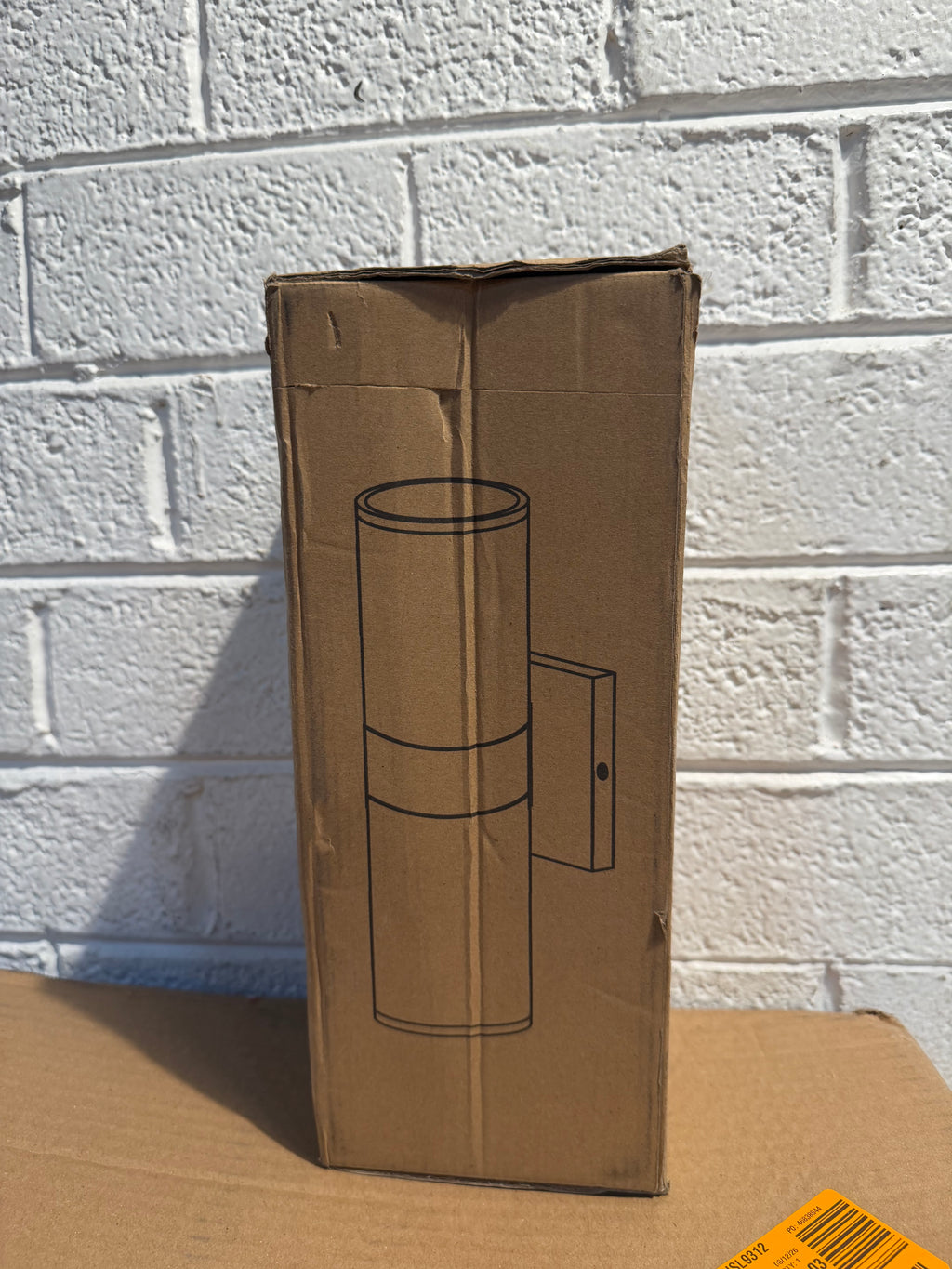 LED Black Dusk to Dawn Outdoor Cylinder Wall Lantern Sconce