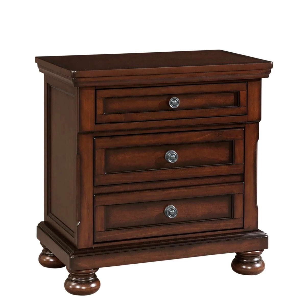 Kingsley Nightstand w/ USB and hidden Jewelry tray