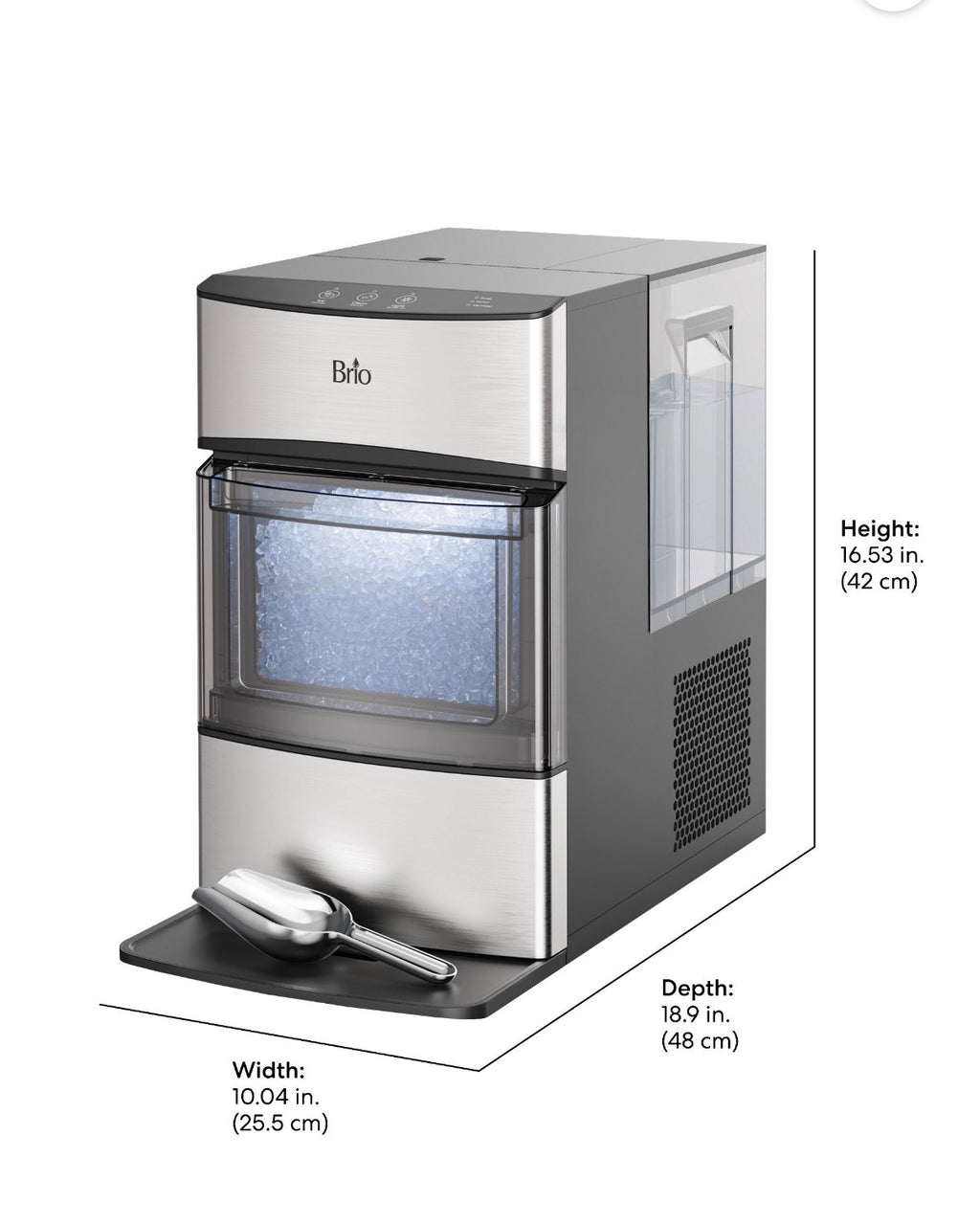 Brio 740i Nugget Ice Maker, 44lbs (used)