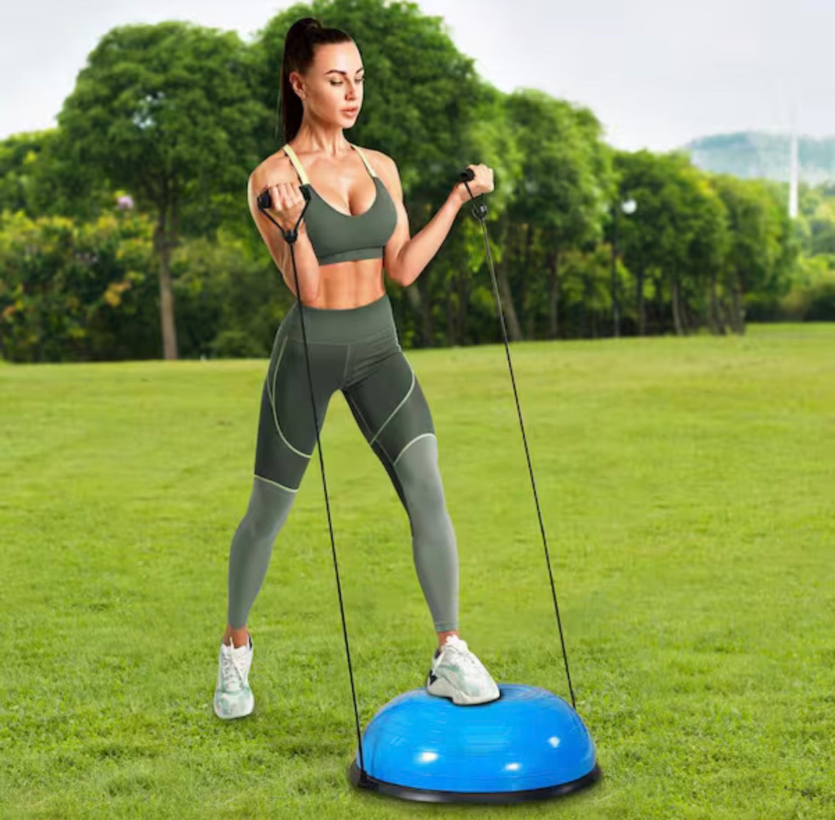 Half Exercise Ball Trainer
