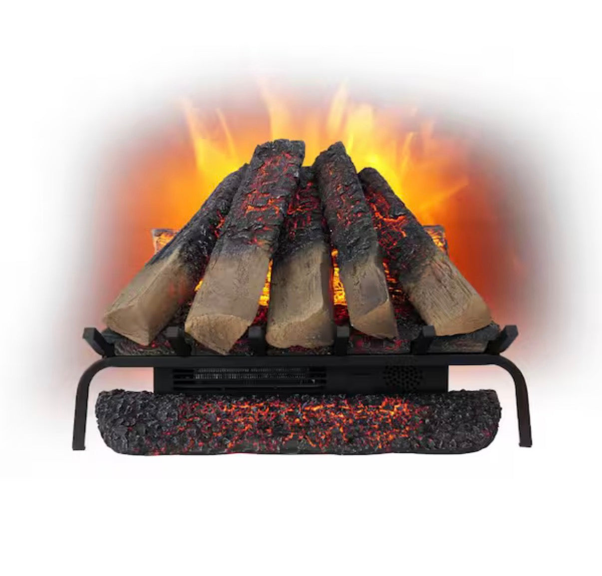 Free Stack 25 in. Crackling Electric Fireplace