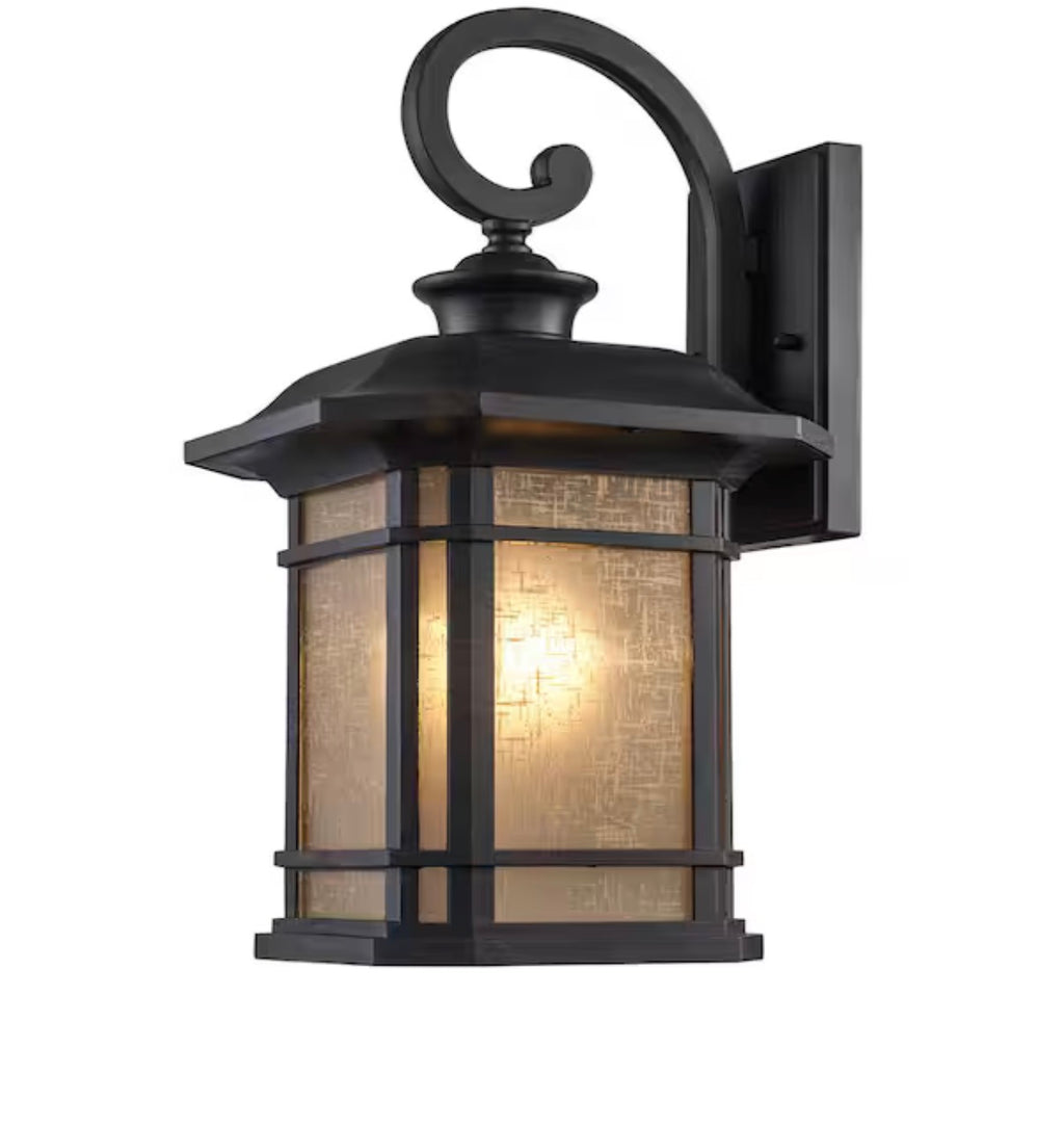 San Miguel 16.5 in. 1-Light Rust Outdoor Wall Light