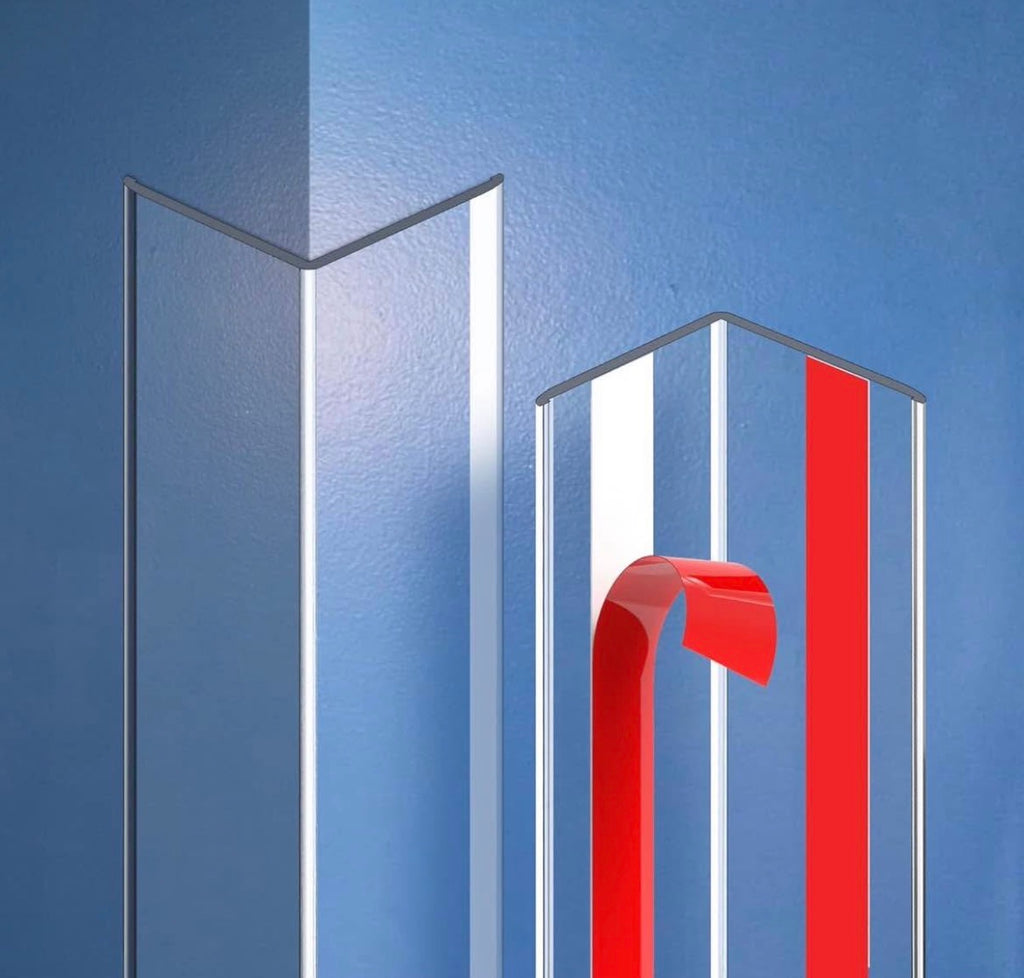 Clear Self-Adhesive Wall Corner Protectors-2 PCS