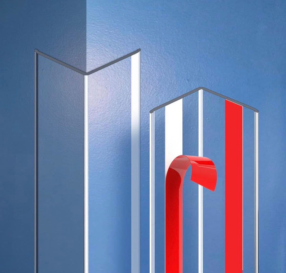 Clear Self-Adhesive Wall Corner Protectors-2 PCS