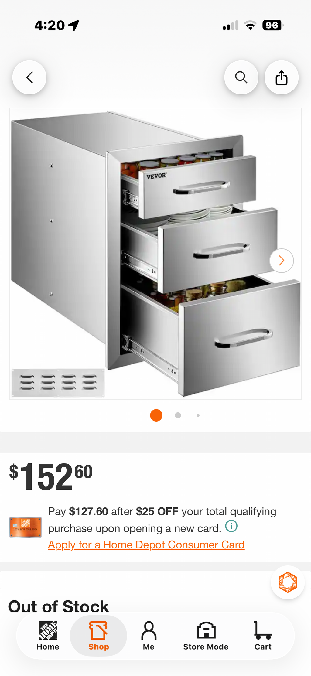Outdoor Kitchen Drawers