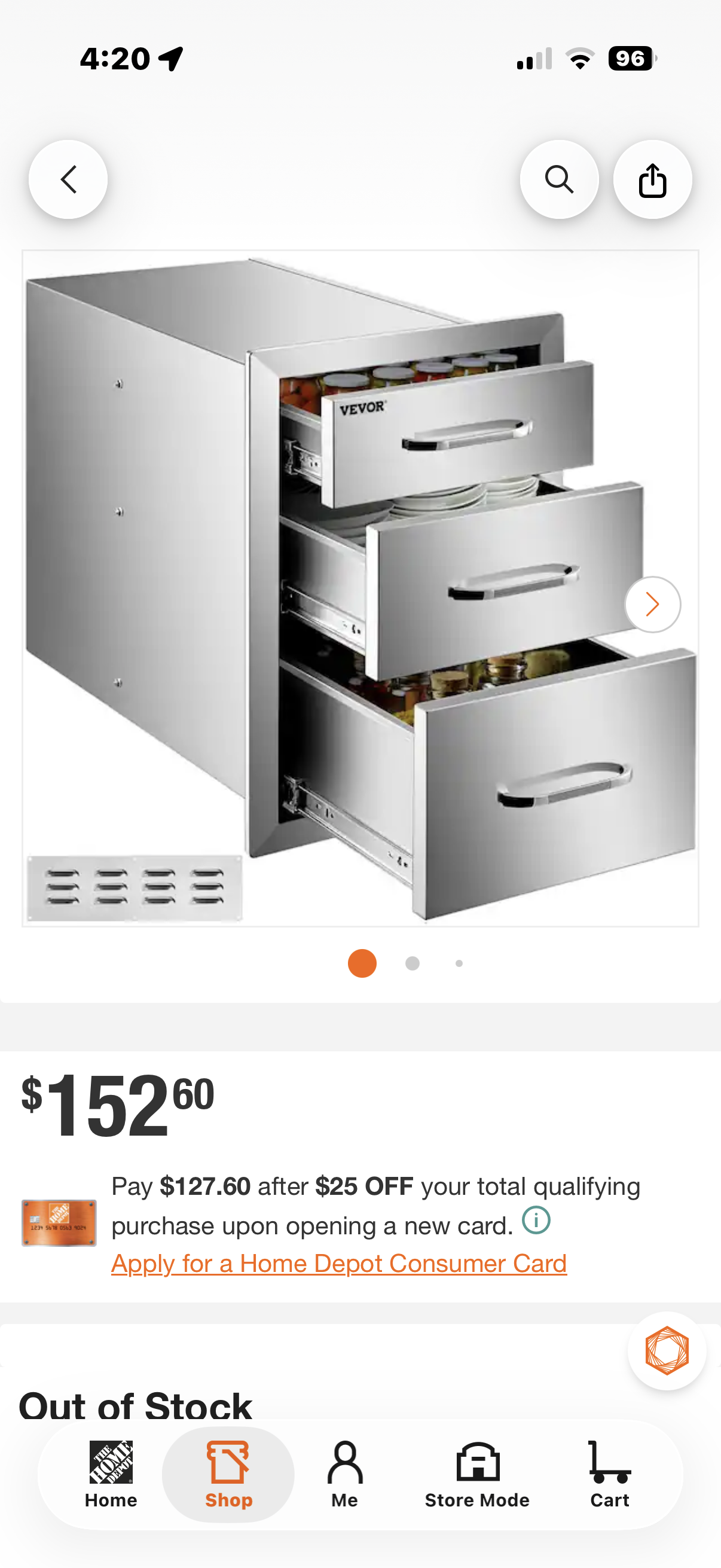 Outdoor Kitchen Drawers