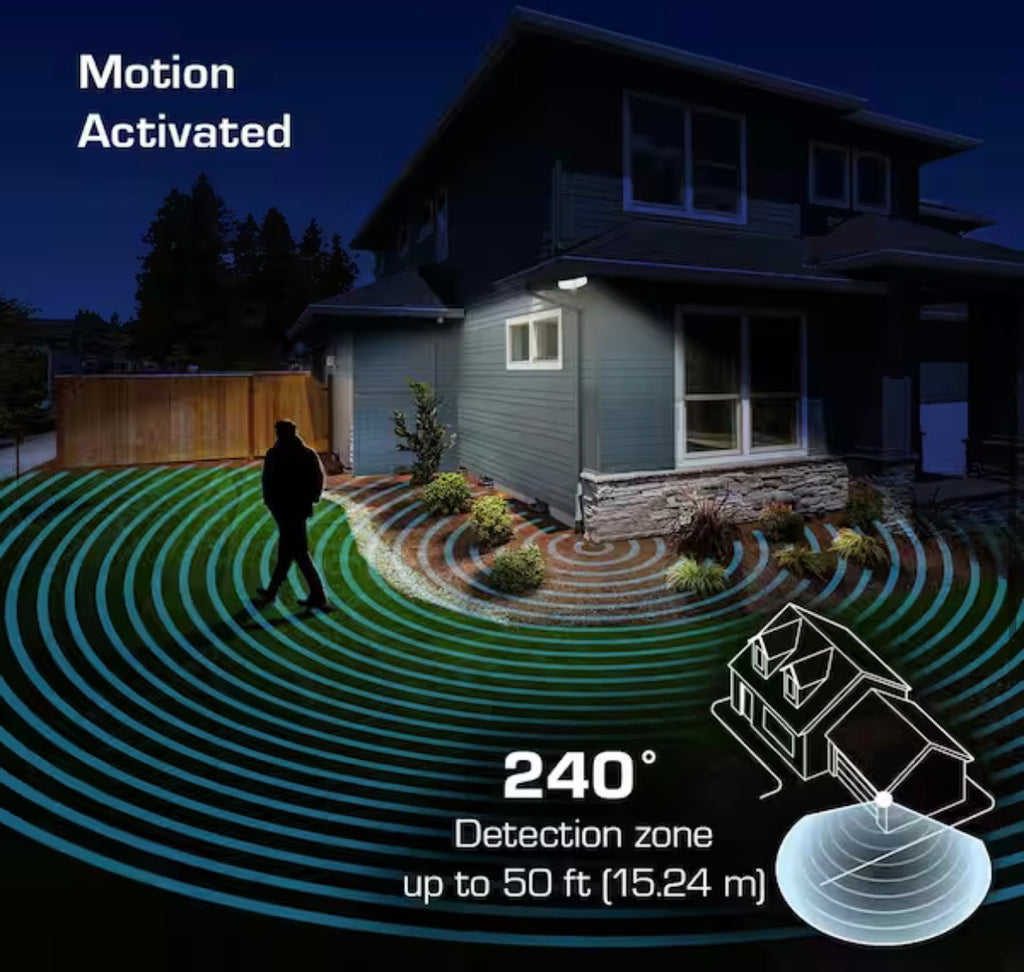 Defiant Motion-Activated LED Flood Light 3000 lumens