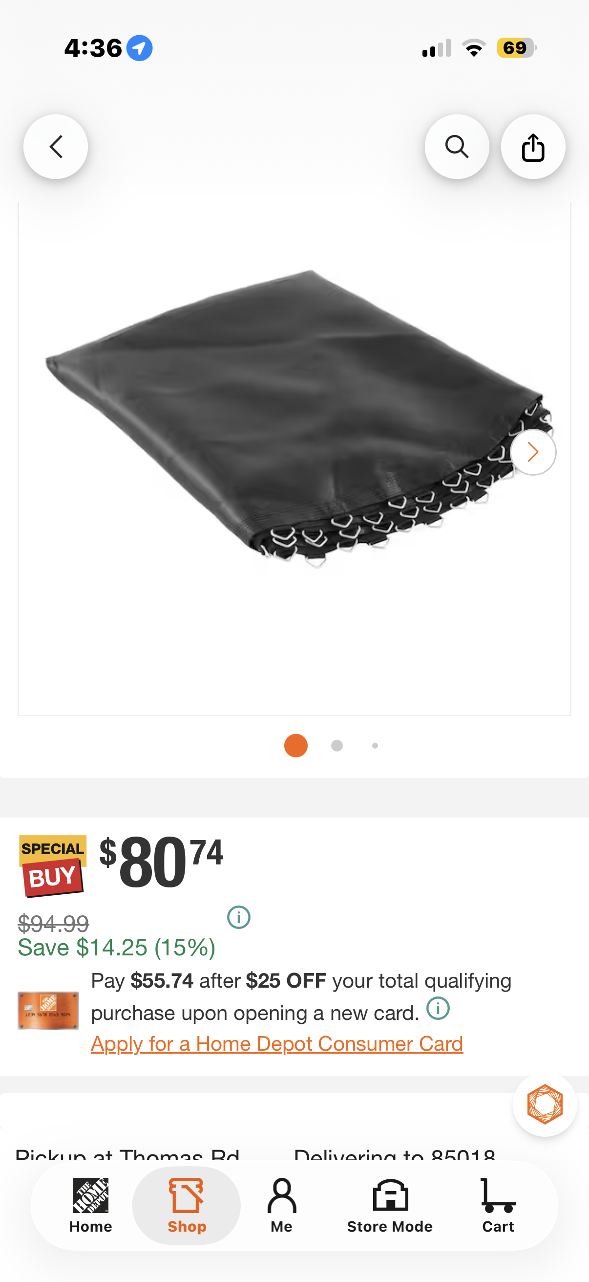 Trampoline Replacement Jumping Mat, Fits for 14 ft