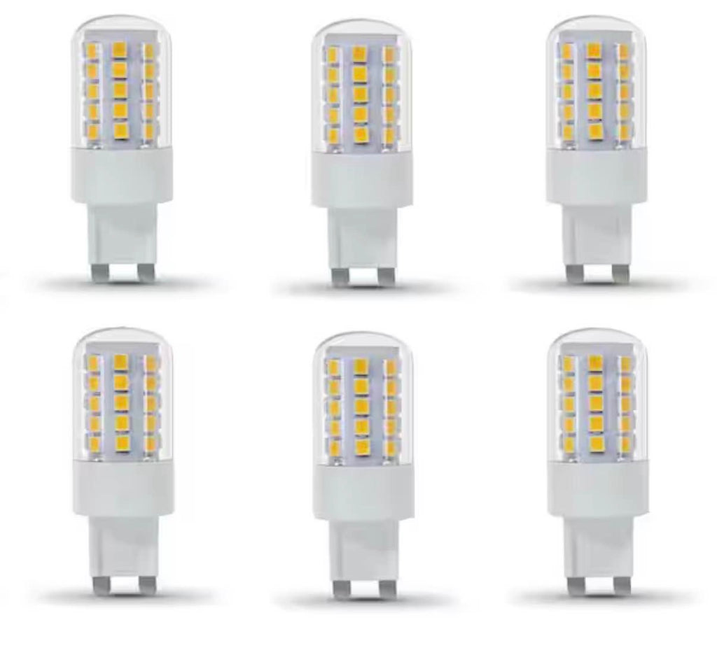 40-Watt Equivalent T4 Dimmable G9 Bi-Pin LED Light Bulb (6-Pack)