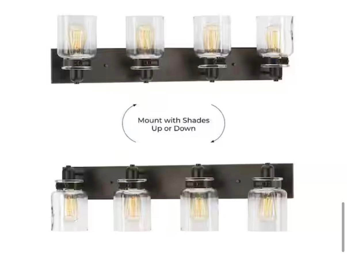Calhoun Collection 4-Light Antique Bronze Vanity Light