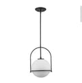 Owens 1-Light Matte Black Pendant Light Fixture