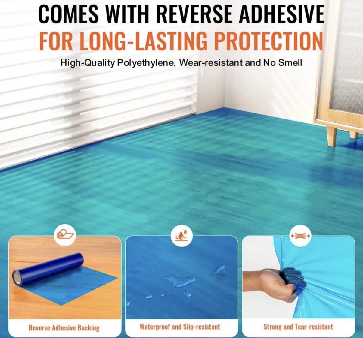 Carpet Protection Film, 24" x 200'