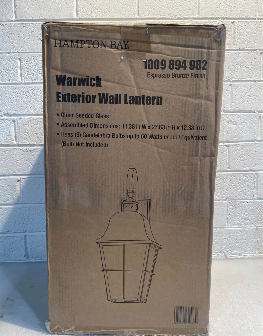 Warwick 28 in. Espresso Bronze  Outdoor Light