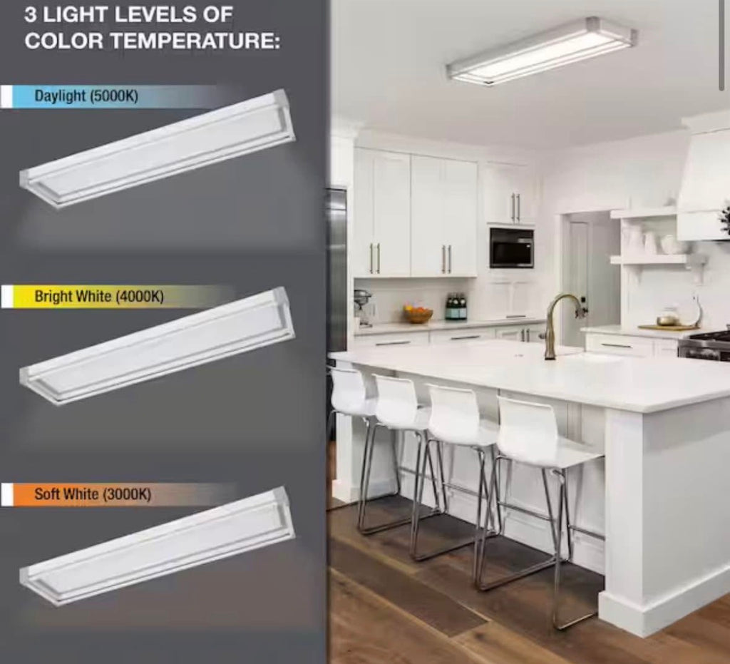 4 ft LED Colour Changing  decorative Flush Mount