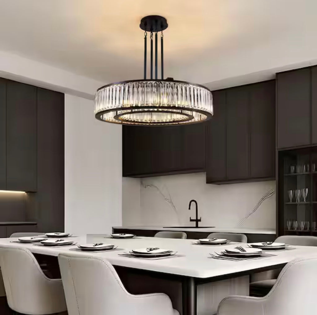 37 in. premium sparkling crystal Chandelier
