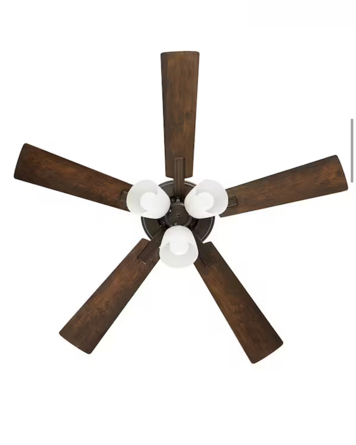 Sinclair II 44 in. Indoor Oil Rubbed Bronze LED Ceiling Fan with Light