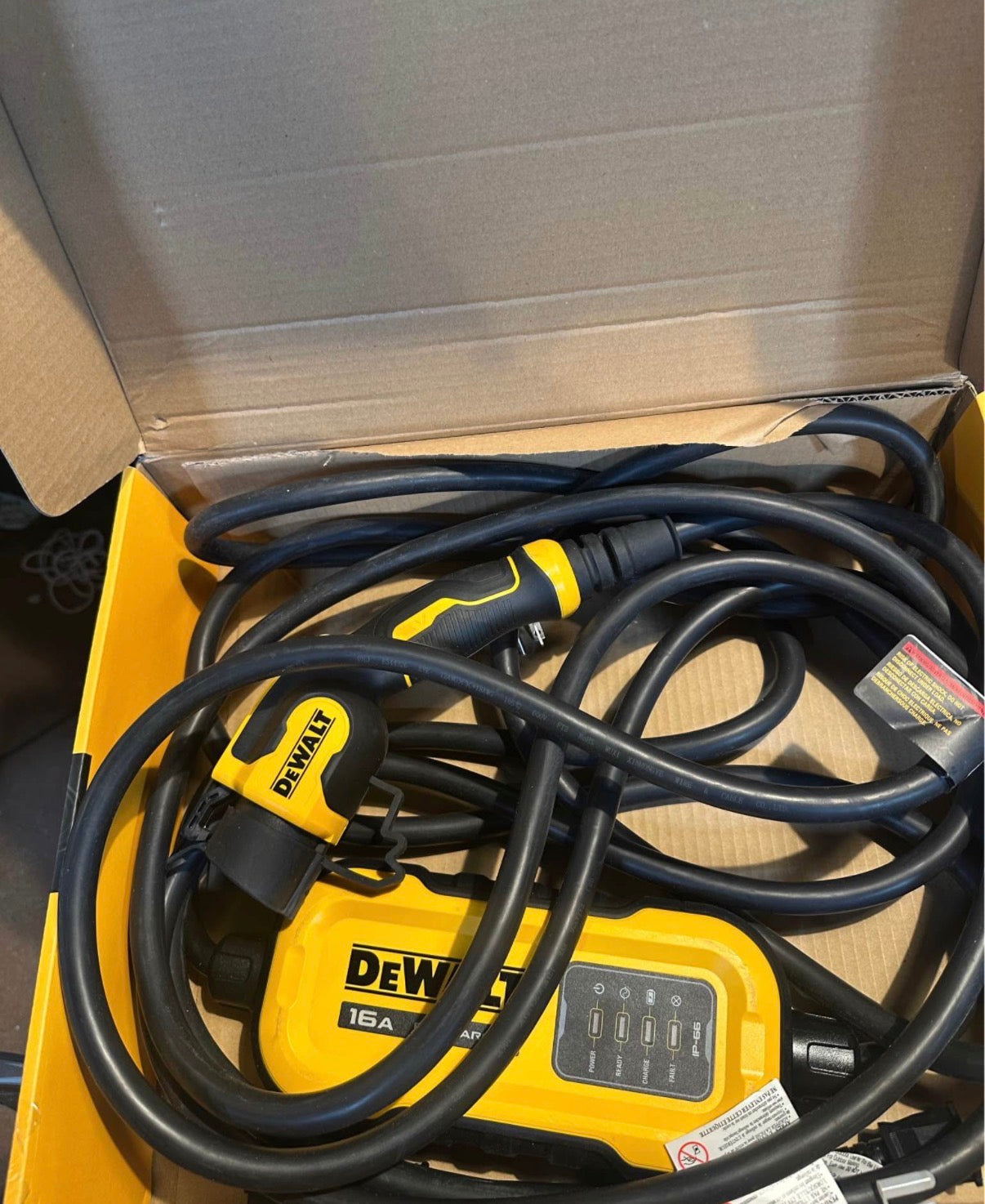 DEWALT Level-2 Portable Electric Vehicle EV Charger
