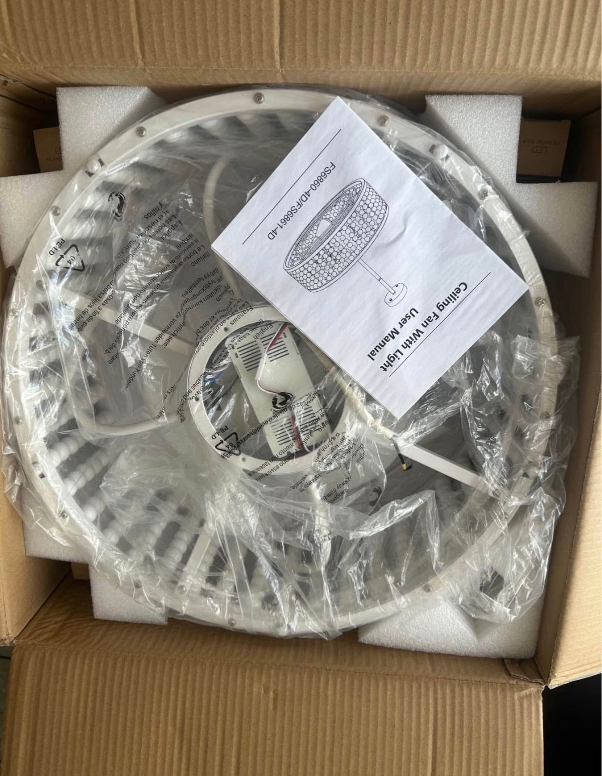 Ceiling Fans with Lights 19"