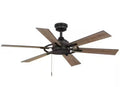 Makenna 52 in. Indoor/Covered Outdoor Ceiling Fan in Matte Black