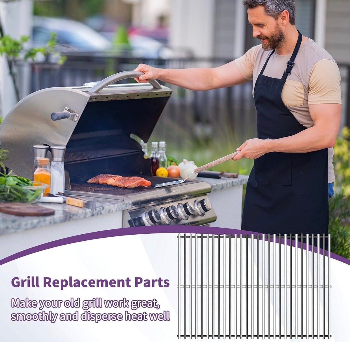 21.5"x16.5" Stainless Steel Cooking Grid