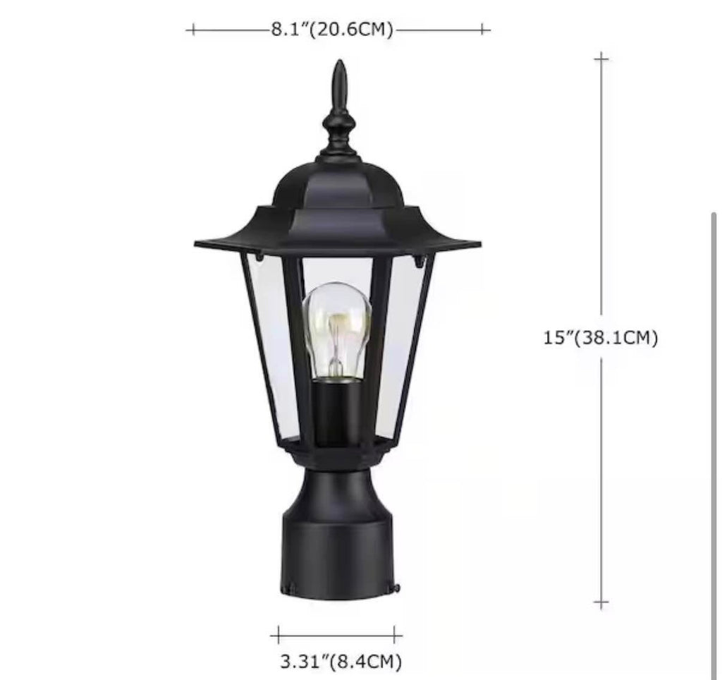 Outdoor Weather Resistant Post Light Set (2-Packs)