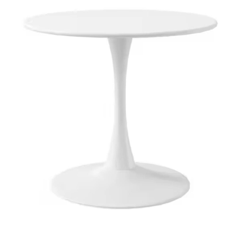 Frond and Form Outdoor 31.5 in. Round Steel Dining Table