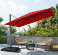 9 ft. x 11 ft. Aluminum Outdoor Cantilever umbrella