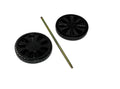Replacement Wheel Kit for 96 Gallon Two Wheel Trash Can