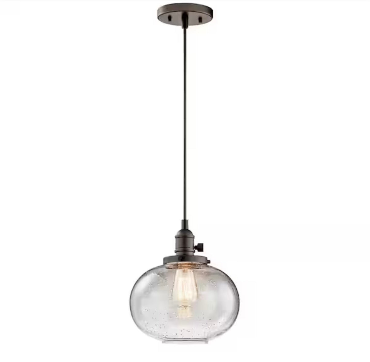 Farmhouse Shaded Kitchen Globe Mini Pendant Hanging Light