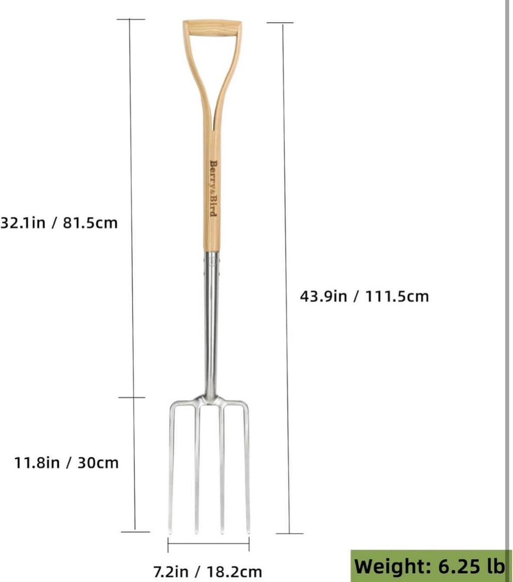 43.9" Heavy Duty  Gardening Digging Fork