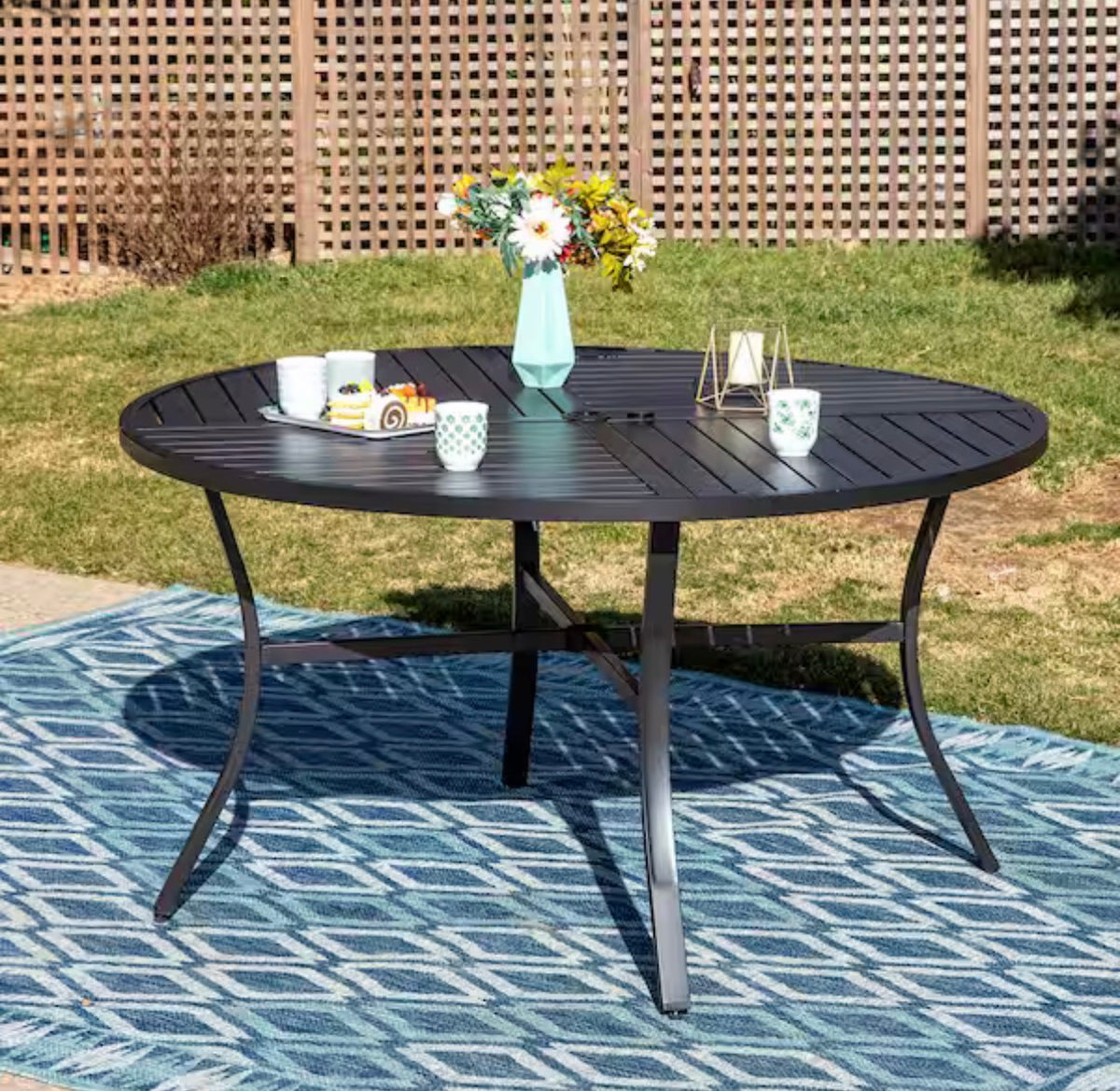 7-Piece Metal Outdoor Dining Set