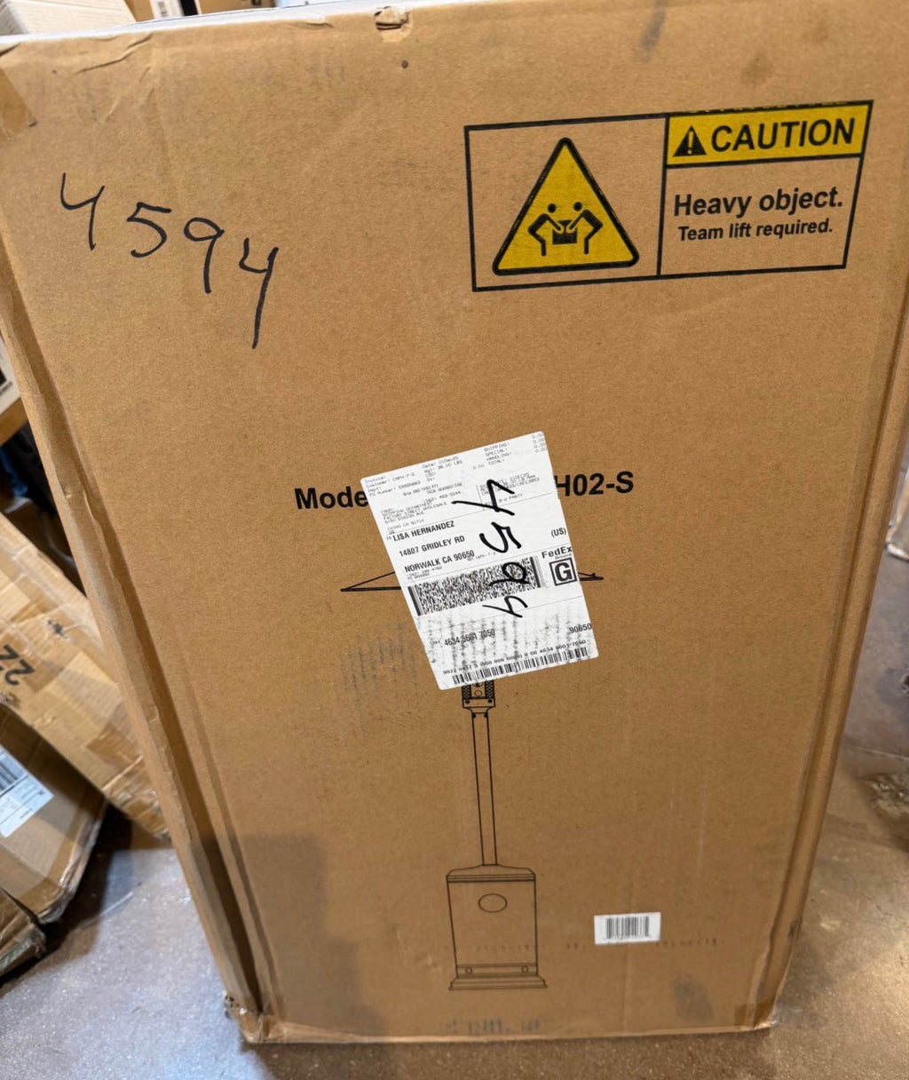 47,000 BTU Black Propane Patio Heater