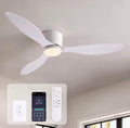 52” Smart Flush mount Ceiling Fan with Light and Remote Control