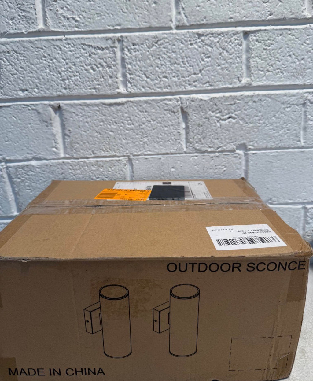 Black 5CCT Integrated LED Outdoor Cylinder Wall Sconce