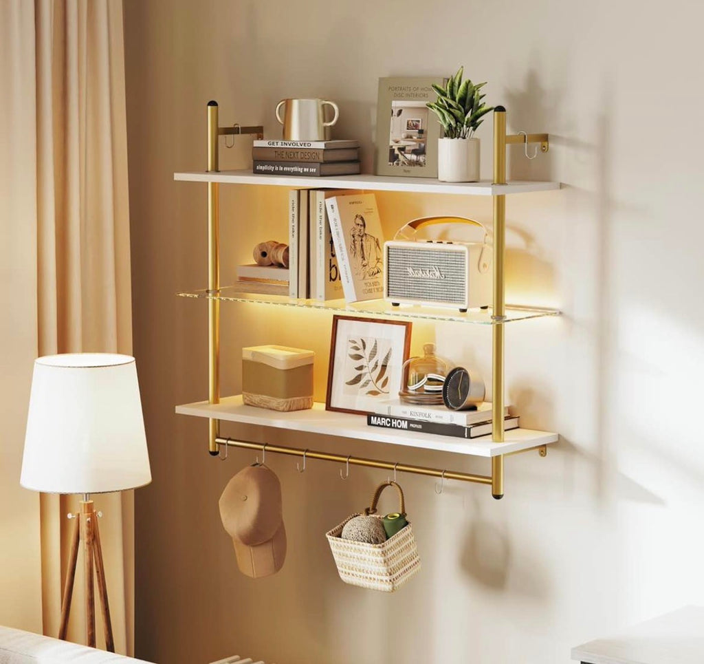 41" LED Floating Shelves for Wall