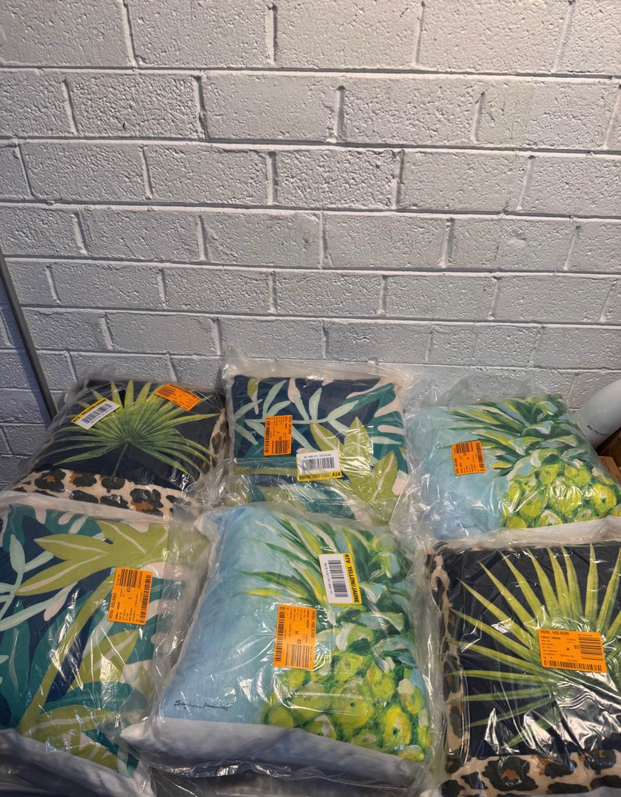 Green Square Outdoor Throw Pillow