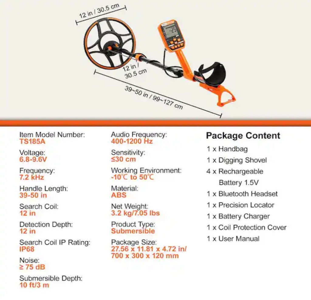 Professional Rechargeable Gold Detector