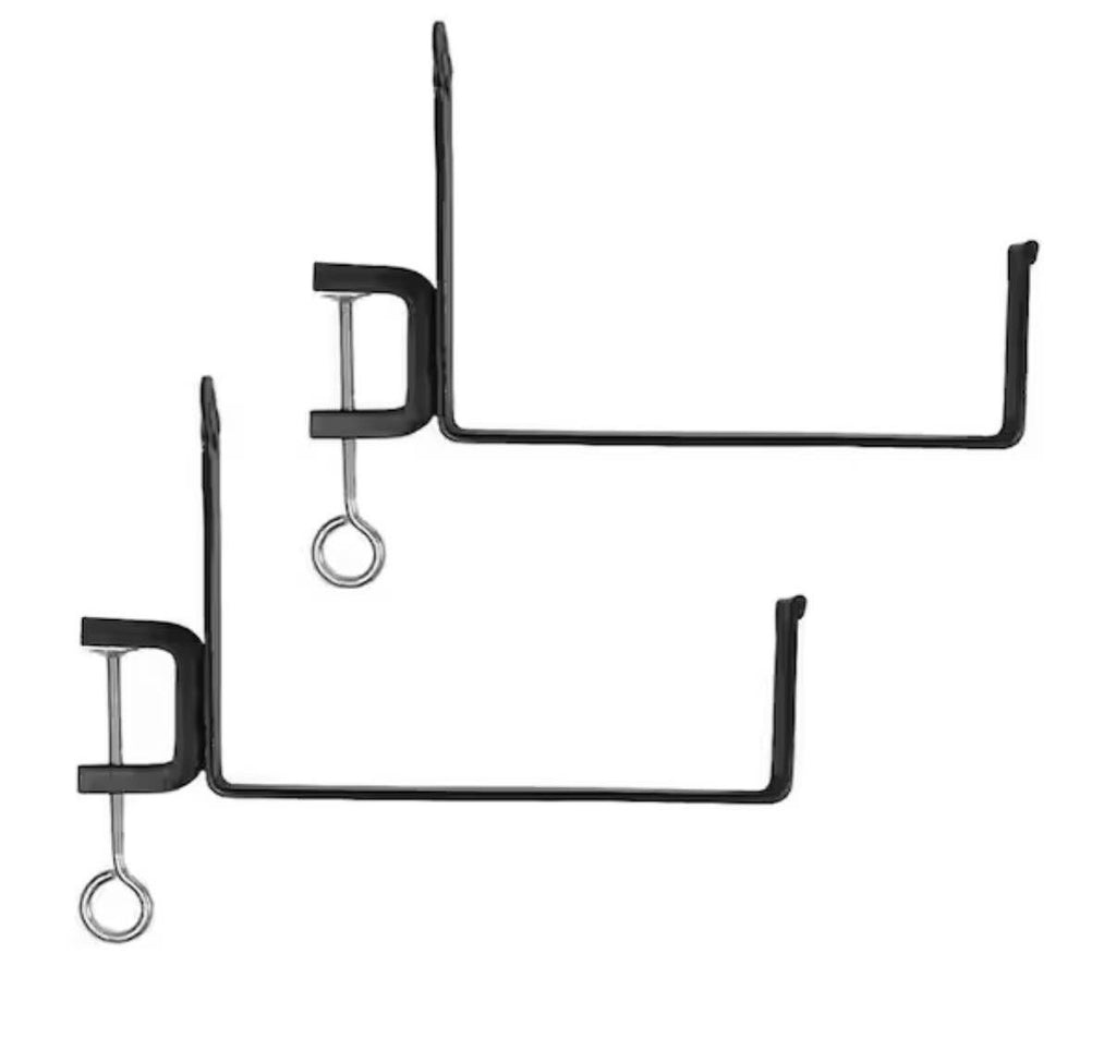 Clamp-On Flower Box Brackets, 10 in. Wide
