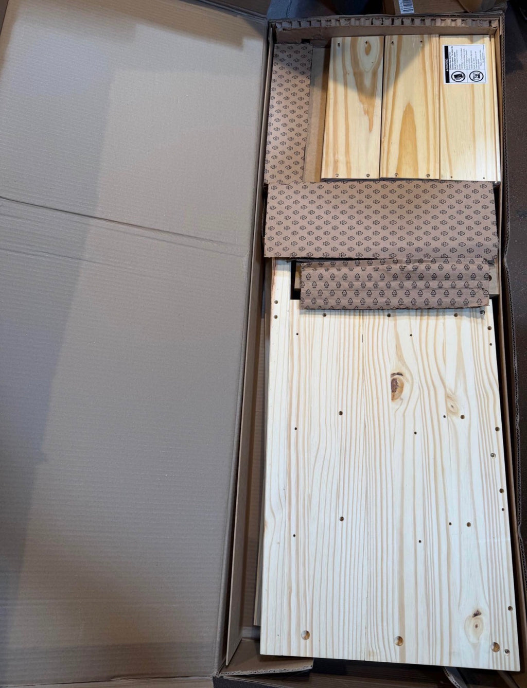 Unfinished 3-Drawer Chest , night stand ￼