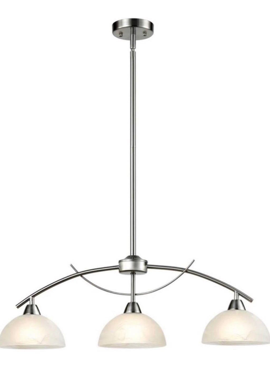 Vintage Frosted Glass Alabaster Shades Pendant
