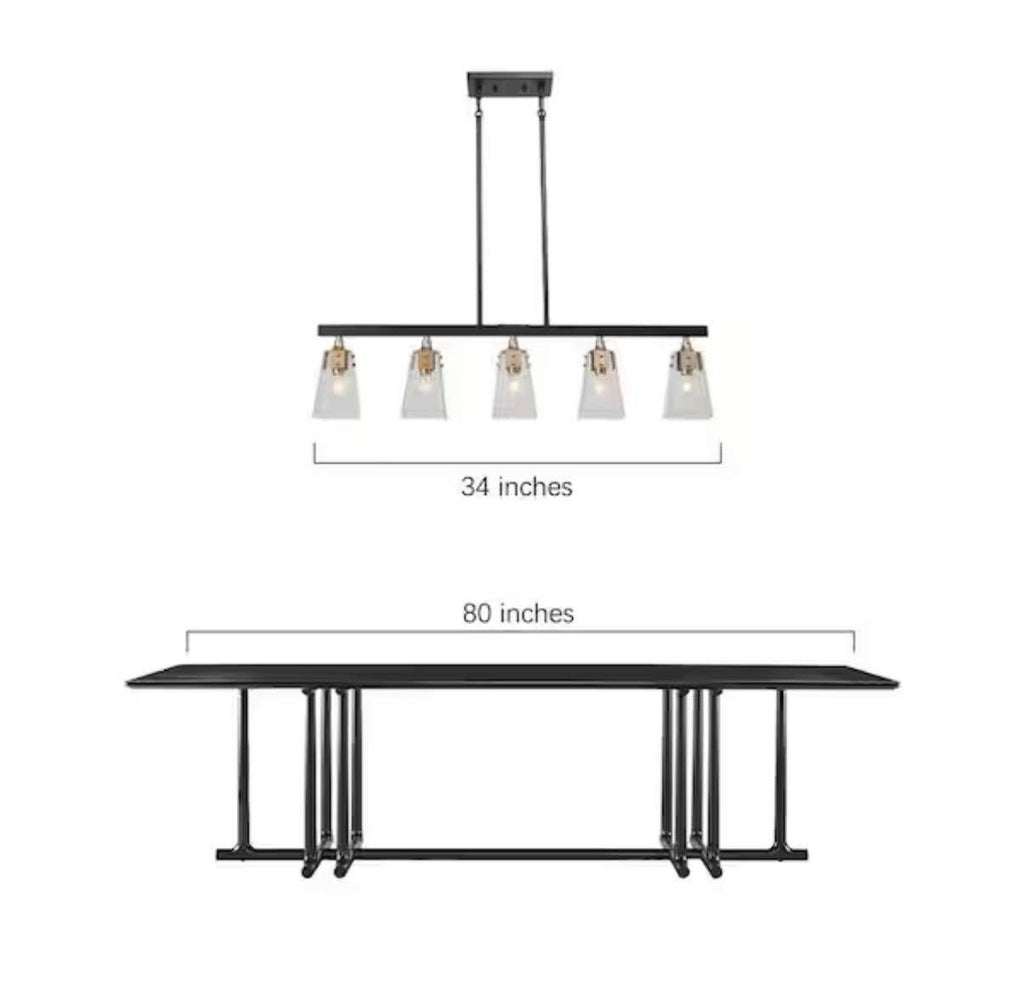 Large Gold Chandelier for Dining Room