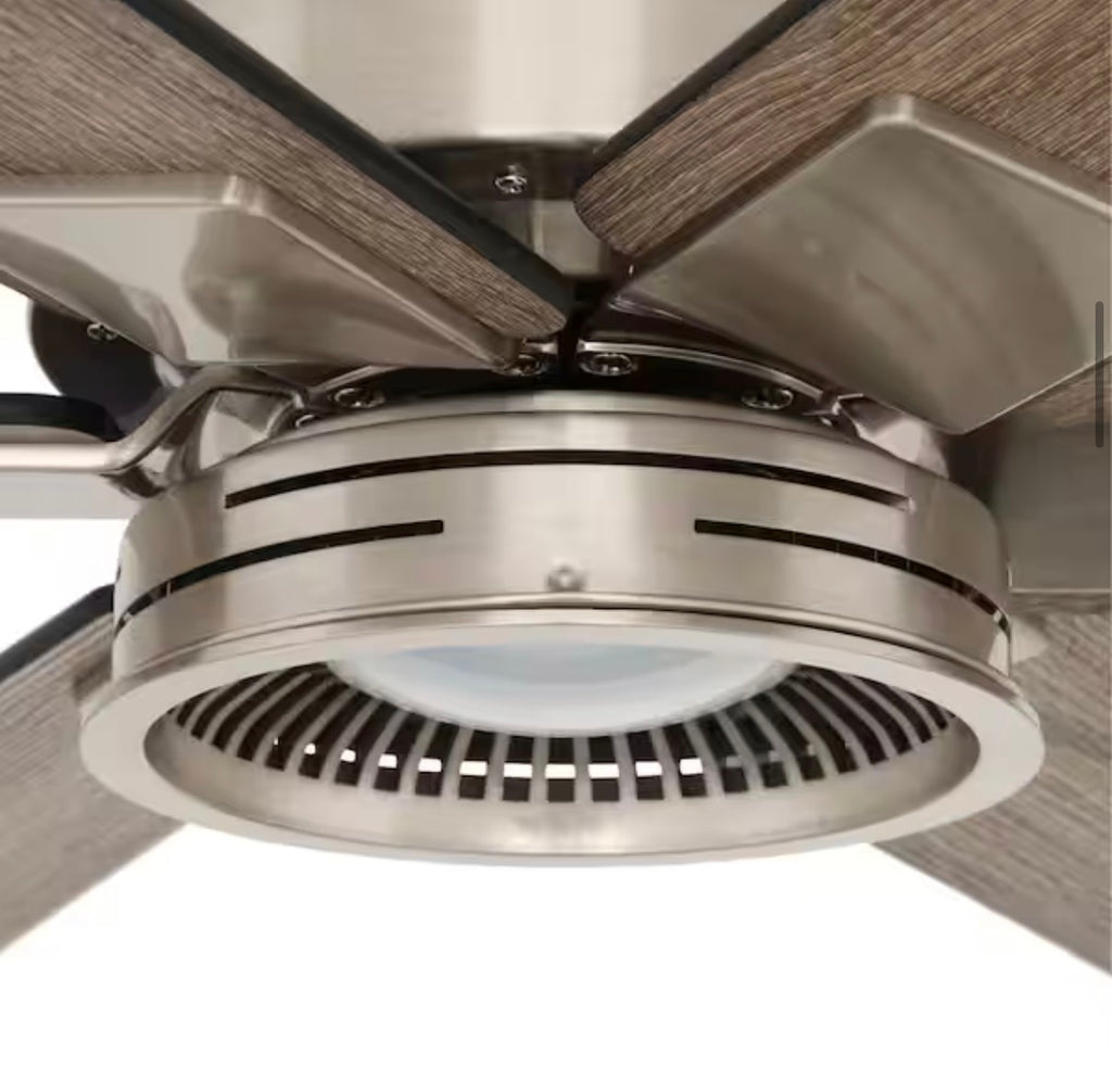 Statewood 70 in. Indoor LED Brushed Nickel Ceiling Fan with Light Kit